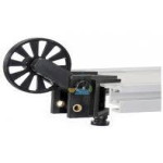 Pulley with mounting clamp